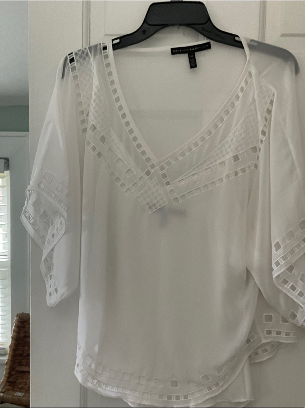 White blouse with detachable Cami underneath